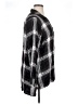 Per Se 100% Rayon Plaid Black 3/4 Sleeve Button-Down Shirt Size 1X - photo 4