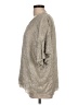 Vanessa Virginia Silver 3/4 Sleeve Blouse Size L - photo 5