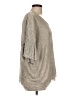 Vanessa Virginia Silver 3/4 Sleeve Blouse Size L - photo 4