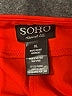 SOHO Apparel Ltd Color Block Red Active Pants Size XL - photo 7
