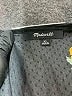 Madewell 100% Polyester Black Bubble-Sleeve Wrap Top in Floating Florets Size XS - photo 7