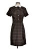 CeCe Plaid Black Casual Dress Size 4 - photo 1