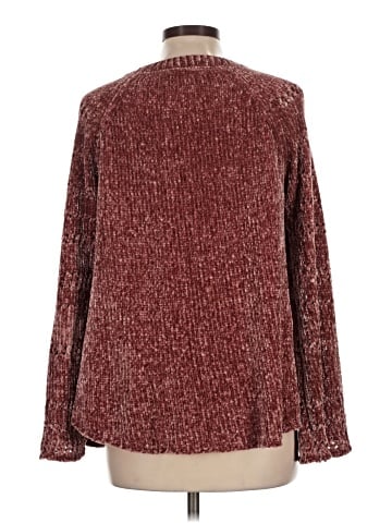 Hem & Thread Pullover Sweater (view 2)