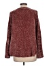 Hem & Thread Metallic Burgundy Pullover Sweater Size L - photo 2