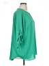 Chaus 100% Polyester Green 3/4 Sleeve Blouse Size 1X - photo 4