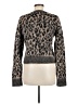 A.L.C. Animal Print Brown Wool Pullover Sweater Size M - photo 2