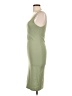 Zara Solid Green Casual Dress Size L - photo 5