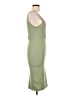 Zara Solid Green Casual Dress Size L - photo 4