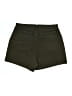 SPANX Solid Green Khaki Shorts Size 1X - photo 2