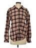 Kavu Plaid Brown Long Sleeve Button-Down Shirt Size S - photo 1