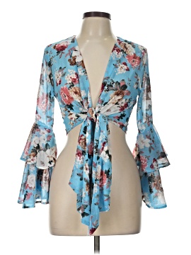 L'atiste By Amy 3/4 Sleeve Blouse