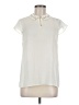 Maison Jules 100% Polyester Ivory Sleeveless Blouse Size M - photo 1