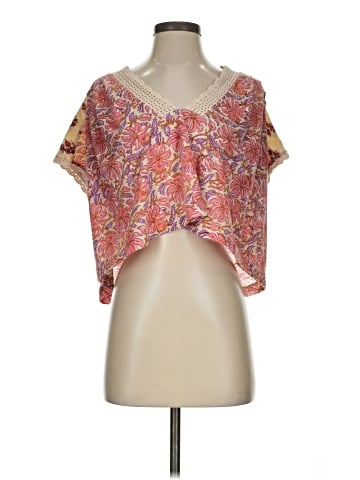 Free People Short Sleeve Blouse (view 1)