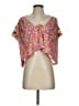 Free People Pink Short Sleeve Blouse Size S - photo 1