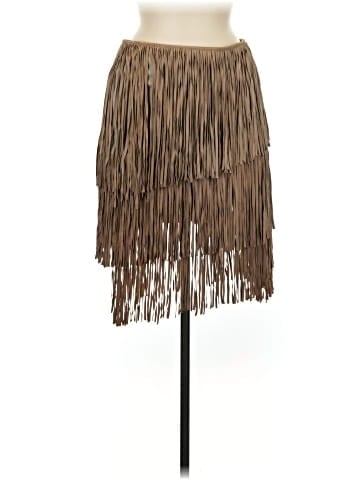 Lamarque Leather Skirt (view 1)