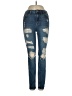 Hollister Hearts Blue Jeans Size 25 waist - photo 1