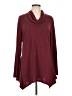 NY Collection Burgundy Turtleneck Sweater Size L - photo 1