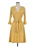 Leota Yellow Casual Dress Size M (petite) - photo 1