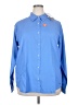 WHITE SIERRA 100% Polyester Blue Long Sleeve Blouse Size 2X - photo 1