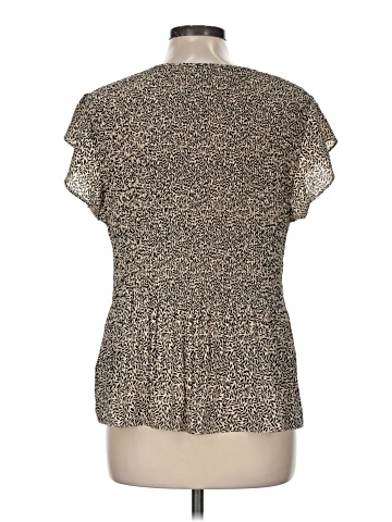 Adrianna Papell Short Sleeve Blouse (view 2)