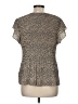 Adrianna Papell 100% Polyester Tan Short Sleeve Blouse Size M - photo 2
