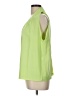 Diane von Furstenberg 100% Polyester Green Sleeveless Blouse Size L - photo 5