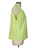 Diane von Furstenberg 100% Polyester Green Sleeveless Blouse Size L - photo 4