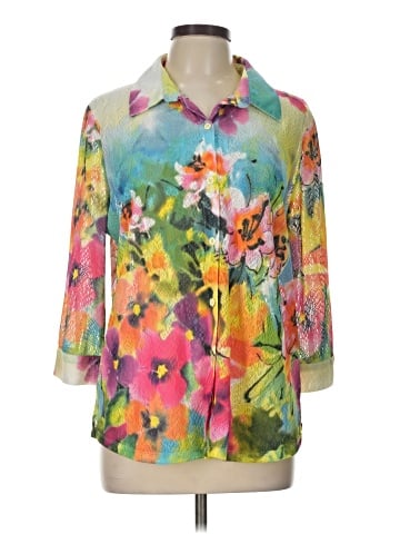 Erin London 3/4 Sleeve Blouse (view 1)