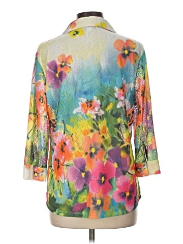 Erin London 3/4 Sleeve Blouse (view 2)
