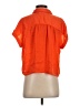 Rose + Olive 100% Polyester Orange Short Sleeve Blouse Size S - photo 2