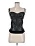 Aqua 100% Polyurethane Black Sleeveless Top Size XL - photo 1