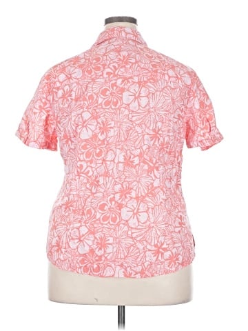 Basic Editions Short Sleeve Blouse (view 2)