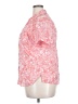 Basic Editions Tropical Pink Short Sleeve Blouse Size XXL - photo 5
