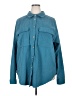chic soul (chicsoul.com) 100% Polyester Teal Long Sleeve Blouse Size XXL - photo 1