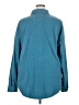 chic soul (chicsoul.com) 100% Polyester Teal Long Sleeve Blouse Size XXL - photo 2