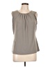 Calvin Klein Gray Sleeveless Blouse Size L - photo 1