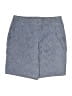 Lands' End Chevron-herringbone Blue Shorts Size 12 - photo 1