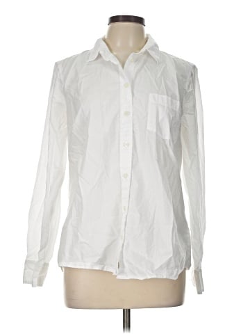 J.Crew Factory Store Long Sleeve Button-Down Shirt (view 1)