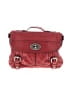 Fossil 100% Leather Solid Red Leather Messenger One size - photo 1