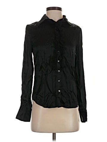 Martin + Osa Long Sleeve Silk Top (view 1)