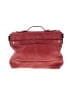 Fossil 100% Leather Solid Red Leather Messenger One size - photo 3