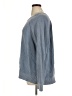 Gap 100% Cotton Solid Blue Pullover Sweater Size XL - photo 5
