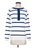 J. Peterman 100% Cotton Stripes White Pullover Sweater Size XXS - photo 1