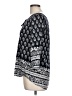 Crescent 100% Rayon Black 3/4 Sleeve Blouse Size L - photo 5