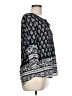 Crescent 100% Rayon Black 3/4 Sleeve Blouse Size L - photo 4