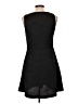 Jennifer Lopez Solid Black Cocktail Dress Size 10 - photo 2