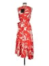 Halston Tropical Red Casual Dress Size 6 - photo 2