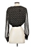 Reset 100% Polyester Black Gold Long Sleeve T-Shirt Size S - photo 2