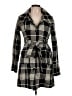 Poetry Clothing Houndstooth Black Coat Size L - photo 1