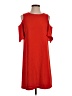 CeCe 100% Polyester Solid Red Casual Dress Size 0 - photo 1